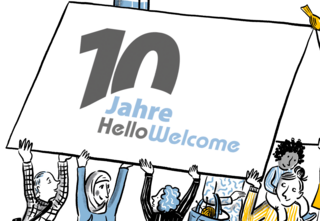 Geschichten vom Ankommen: HelloWelcome feiert Jubiläum